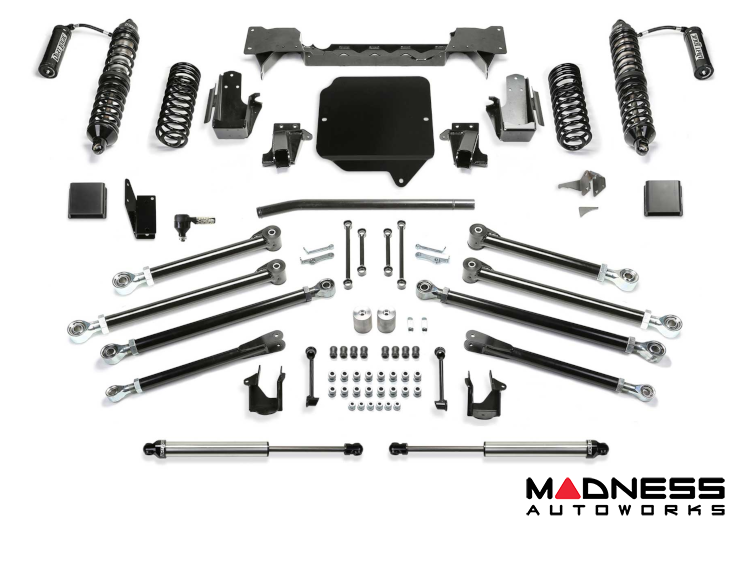 Jeep Gladiator Suspension Lift Kit - Fabtech - Dirt Logic 2.5 Coilovers - Crawler 5in Lift - 6 Cyl - 2020 Jeep Gladiator Suspension Lift Kit - Fabtech - Dirt Logic 2.5 Coilovers - Crawler 5in Lift - 6 Cyl - 2020