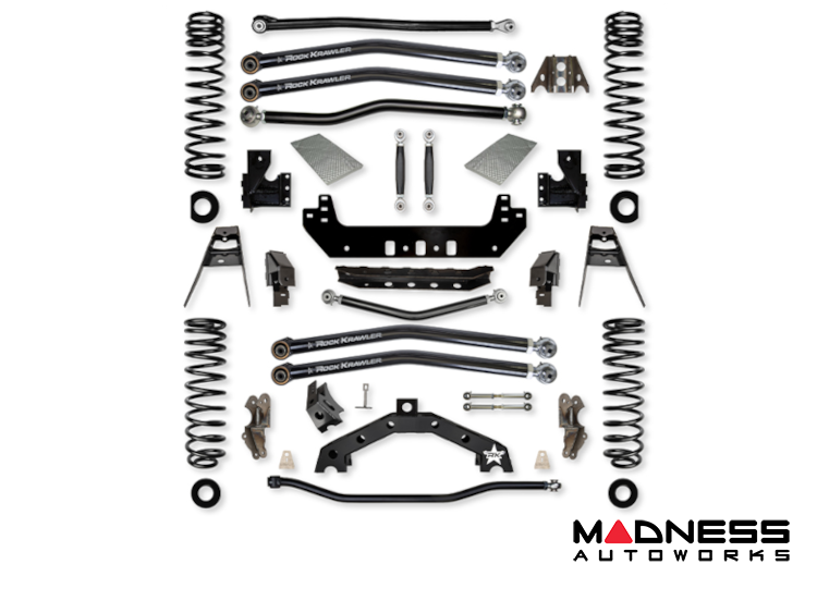 Jeep Wrangler JL Lift Kit - Rock Krawler - 3.5 Inch X Factor X2 "No Limits" - 2020+ Jeep Wrangler JL Lift Kit - Rock Krawler - 3.5 Inch X Factor X2 "No Limits" - 2020+