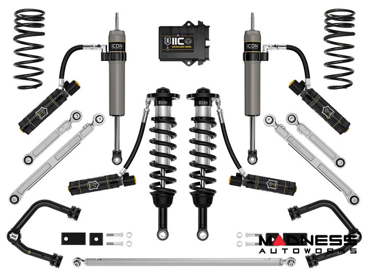 Toyota Sequoia 4WD Suspension System - Stage 12 - 2.5 VS RR CDEV Coilover - Tubular UCA