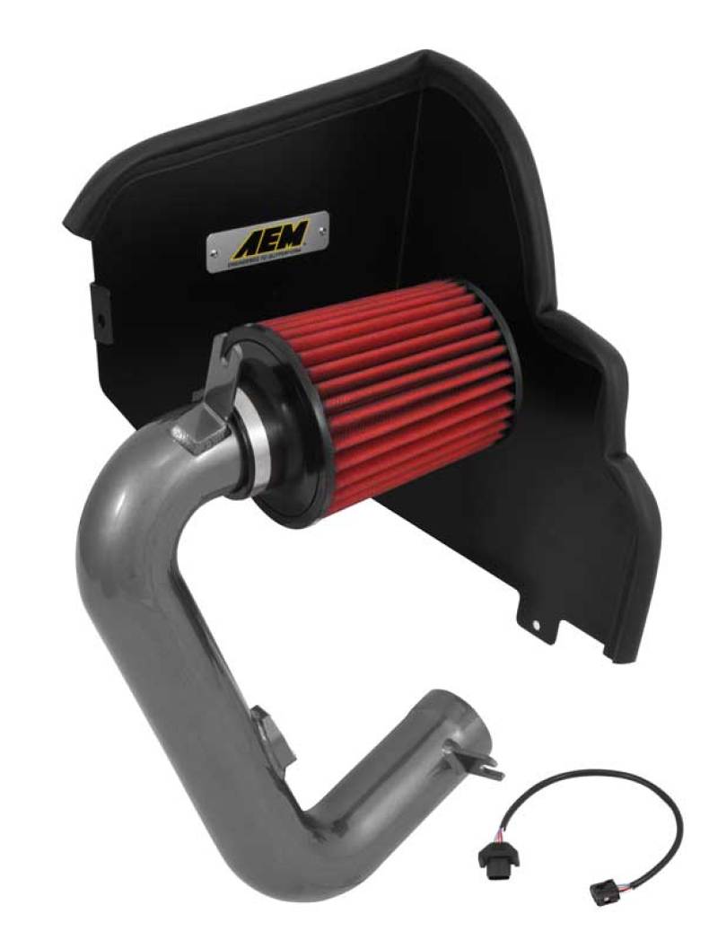 Subaru WRX Performance Air Intake - AEM Induction - 21-732C - gunmetal gray - `15-`20