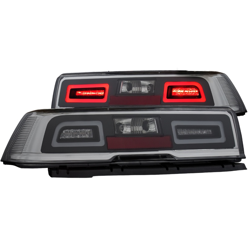 Chevrolet Camaro LED Taillights - Rear - ANZO - LED - Smoke - `14-`15