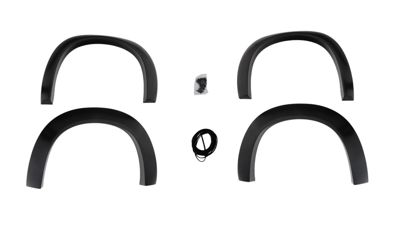 Dodge Challenger Fender Flares - Front + Rear - AVS - Smooth - Black - 2008