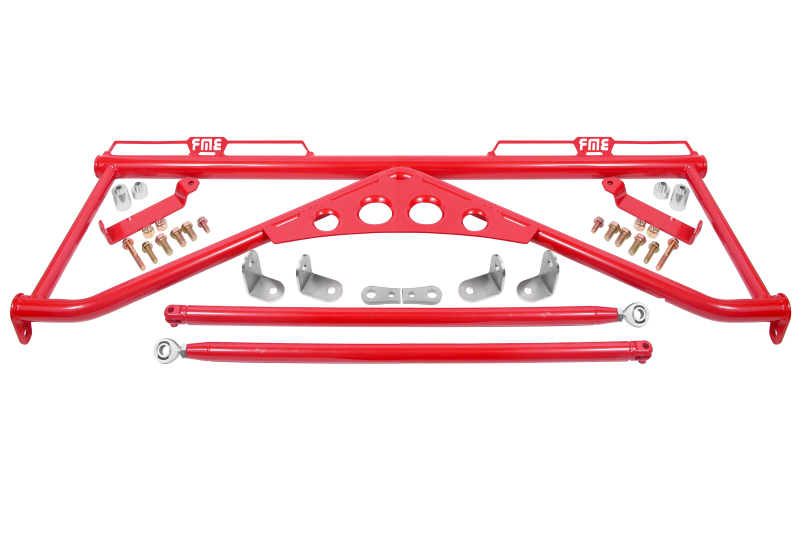 Ford Mustang Harness Bars - BMR Suspension - HB760 - Red - `15-`23