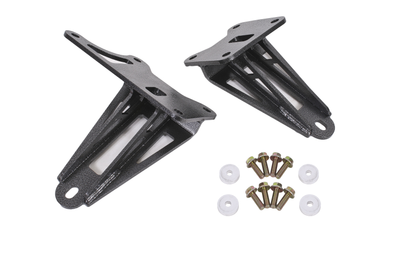 Ford Mustang Motor Mount Kit - BMR Suspension - Adjustable Height - Black Hammertone - 2015