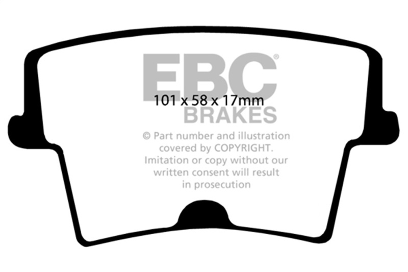 Chrysler 300 Brake Pads - Rear - EBC - Yellowstuff - `05-`09