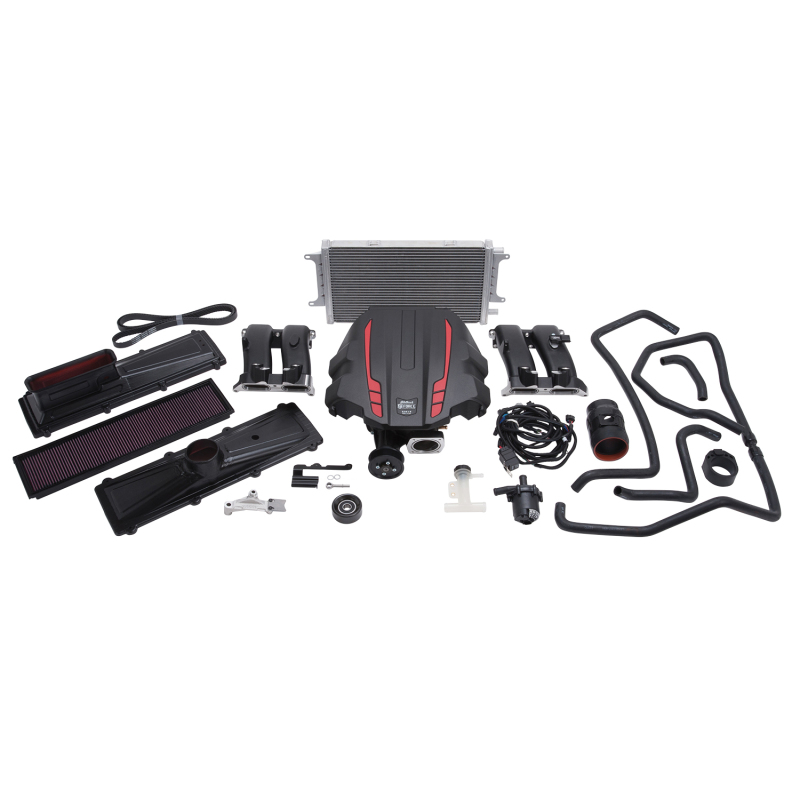 Subaru BRZ Supercharger - Edelbrock - Stage 1 Street Kit (No Tuner) - Black with red accents - `12-`19