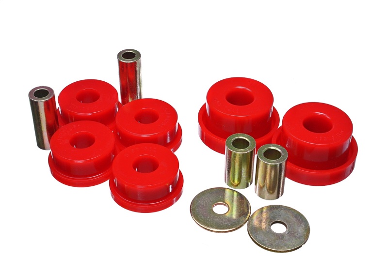 Subaru Legacy Differential Mount Bushing Set - Rear - Energy Suspension - Hyper-Flex Material - Red - `00-`09