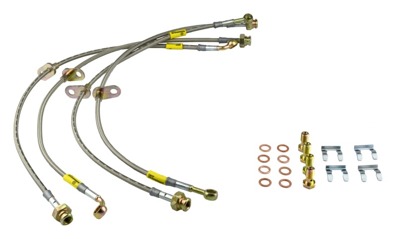 Chevrolet Camaro ZL1 Brake Line Kit - Front + Rear - Goodridge - Stainless Steel + PTFE - Stainless Steel - `12-`15