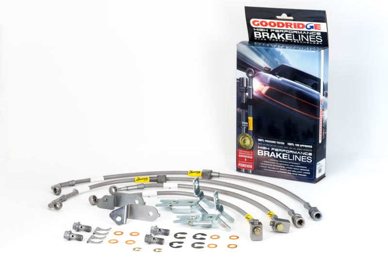 Dodge Challenger Brake Line Kit - Front + Rear - Goodridge - G-STOP SS Braided - `08-`11