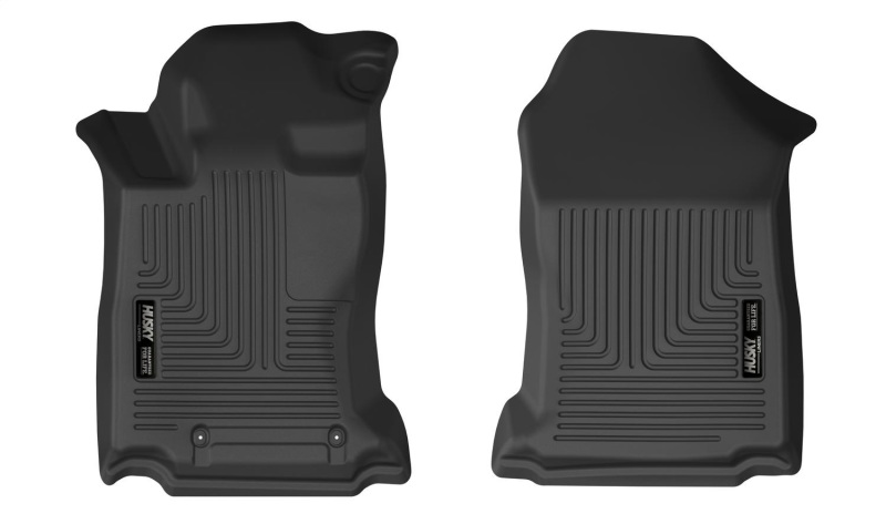 Subaru Outback Floor Mats - Front - Husky Liners - X-act Contour Series - Black - 2020