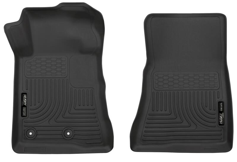 Ford Mustang Floor Mats - Front - Husky Liners - X-act Contour Series - Black - `15-`22