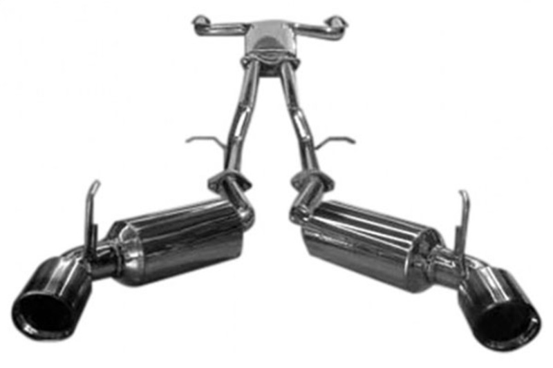 Nissan 370Z Performance Exhaust - Injen - Cat Back, Dual Exit, Built-in Resonated X-Pipe, Titanium Tips - `09-`20