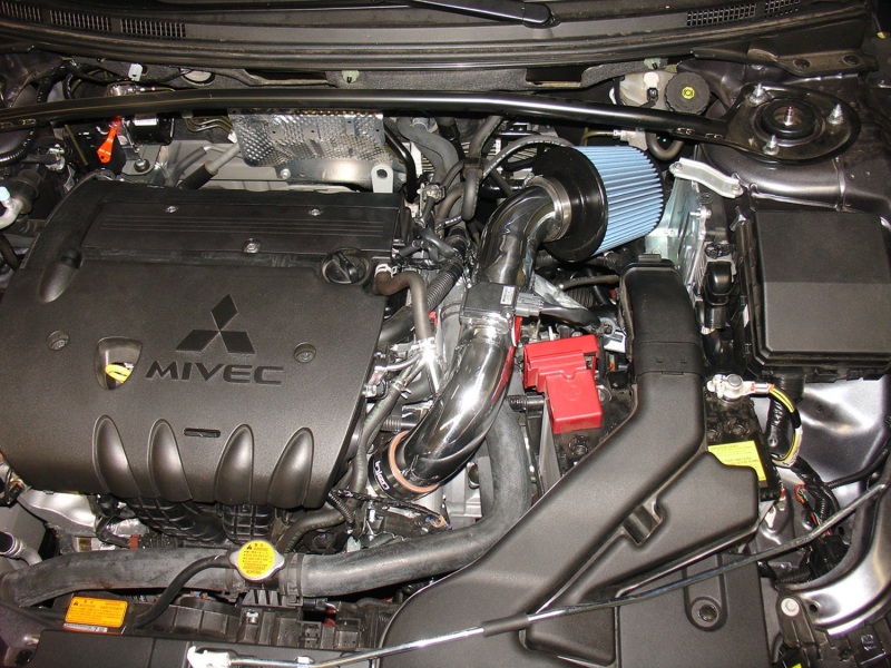 Mitsubishi Lancer Performance Air Intake - Injen - SP Short Ram with MR Technology and Air Fusion - Black - `08-`13