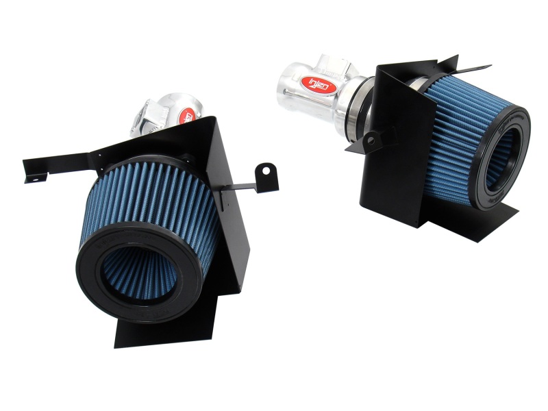 Nissan 350Z Performance Air Intake - Injen - SP Series Short Ram w/ Air Fusion and Air Horns - Polished - `07-`08