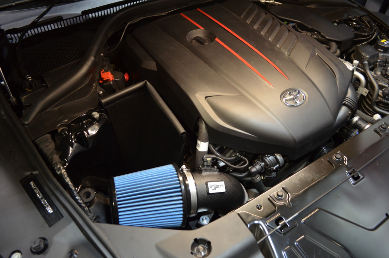 Toyota GR Supra Performance Air Intake - Injen - SP Cold Air Intake System, SP2300 Wrinkle Black (also available in Polished and Wrinkle Red) - `20-`23