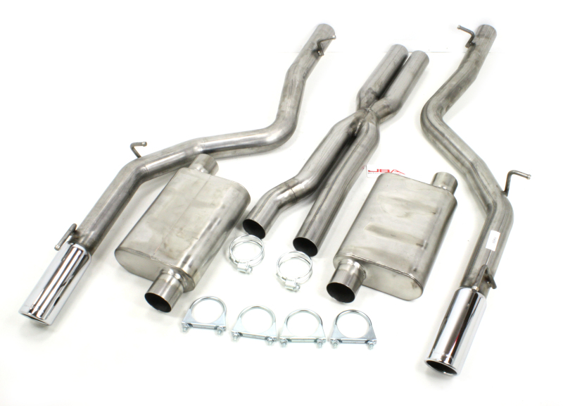 Chrysler 300C SRT8 Performance Exhaust - Dual Rear Exit - JBA - Cat Back - `12-`14