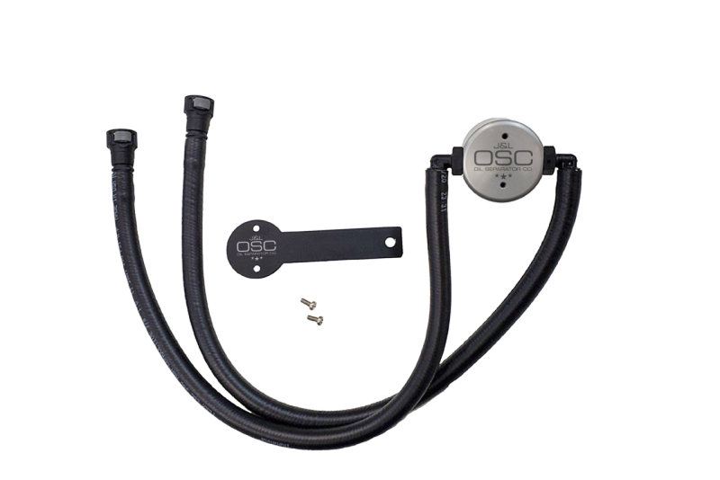 Chevrolet Camaro LT1 Oil Separator - Driver Side - J&L - 3.0 - Clear Anodized - `16-`24