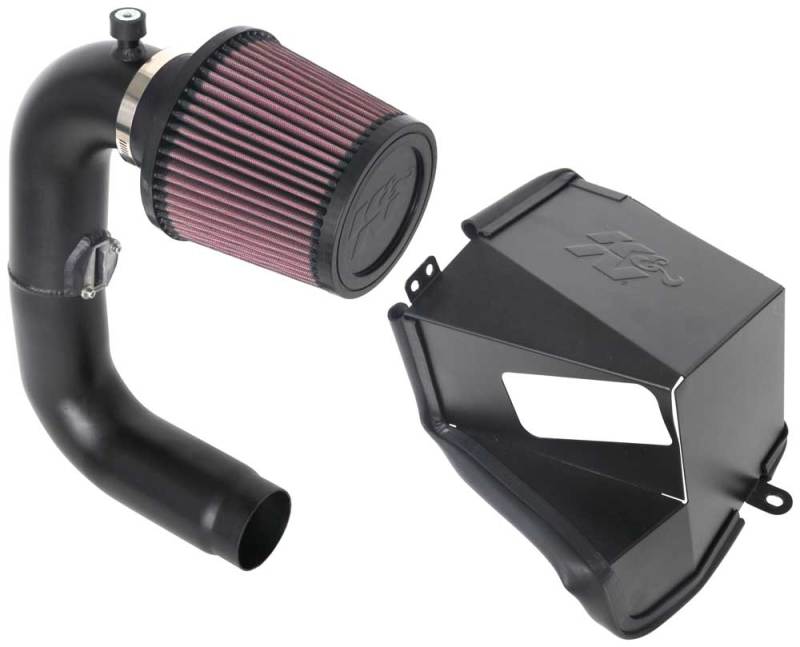 Subaru WRX Performance Air Intake - K&N Engineering - Typhoon - Black - `18-`19