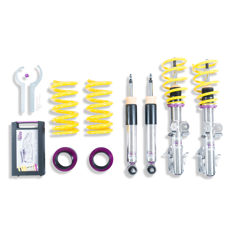 Ford Mustang Coilover Suspension Kit - KW - V3 Coilover Kit - `18-`23
