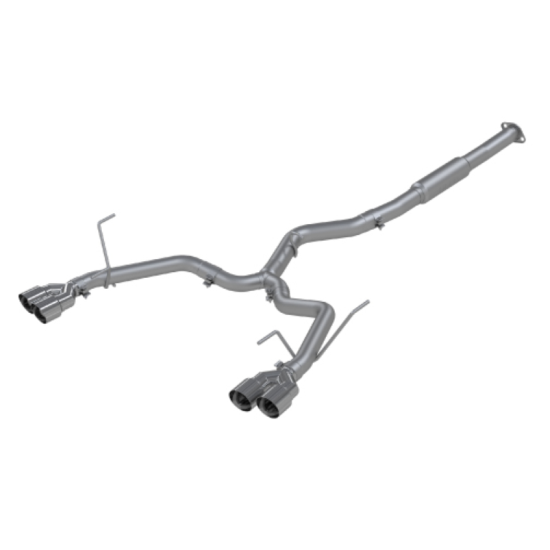 Subaru WRX Performance Exhaust - Dual Split Rear Exit - MBRP - Armor Pro Cat Back, T304 Stainless Steel, Race Version - `15-`19