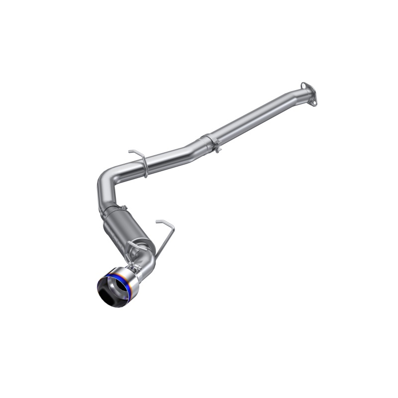 Subaru BRZ Performance Exhaust - Single Rear Exit - MBRP - Cat Back, Armor Pro, T304 Stainless Steel, Burnt Tip - `12-`22