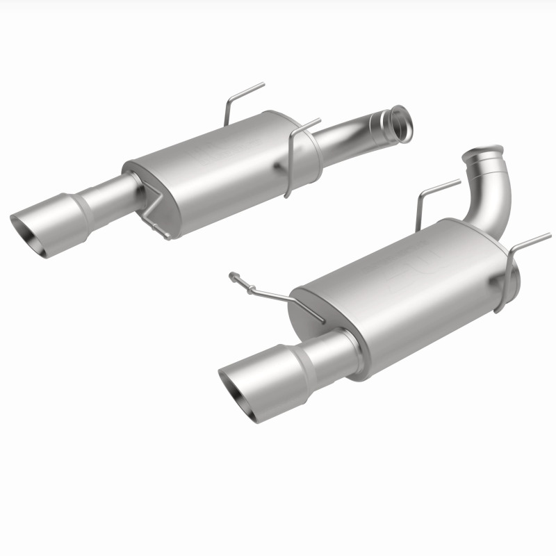 Ford Mustang Performance Exhaust - Rear - Magnaflow - Axle Back Street Series, Dual Split Rear Exit - `11-`12