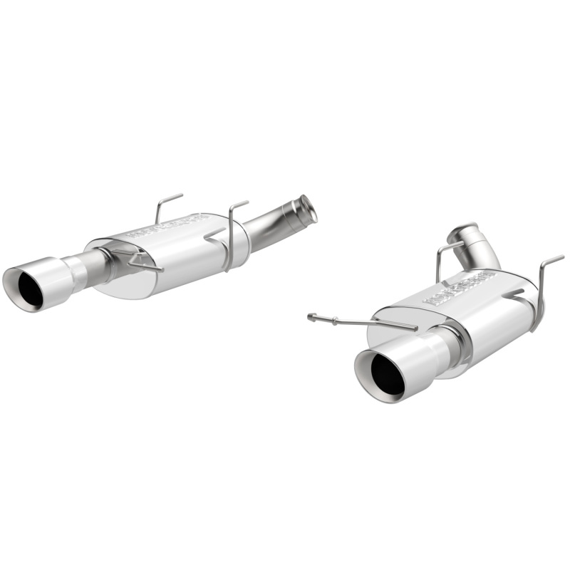 Ford Mustang Performance Exhaust - Rear - Magnaflow - Axle Back Street Series, Dual Split Rear Exit - `11-`12