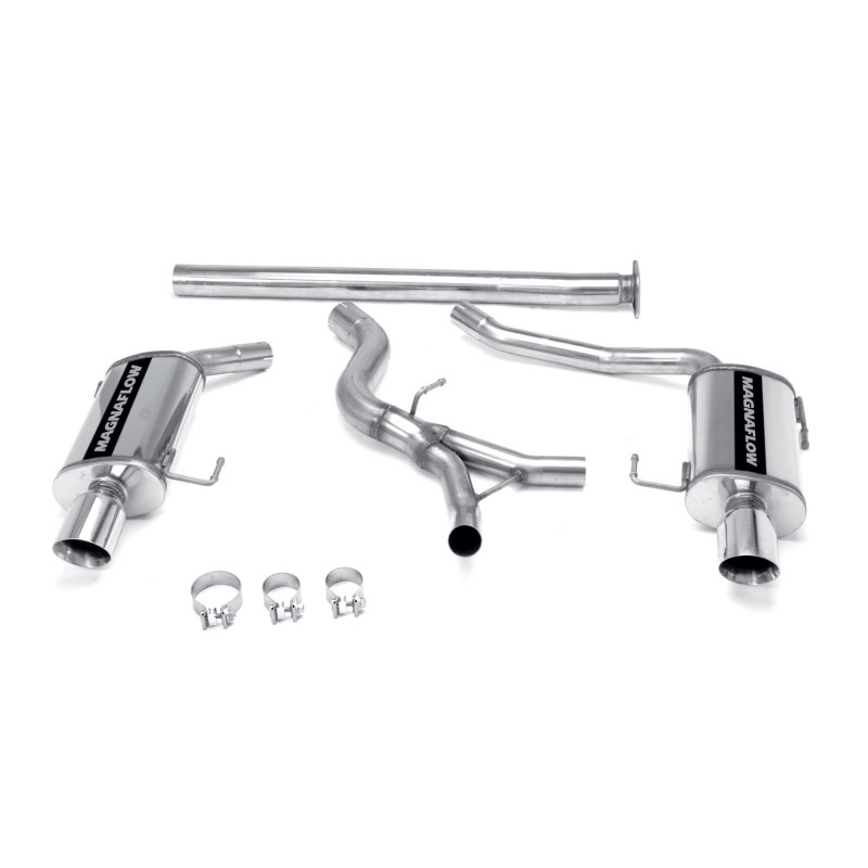 Subaru Legacy Performance Exhaust - Dual Split Rear Exit - Magnaflow - Street Series Cat-Back - `05-`09