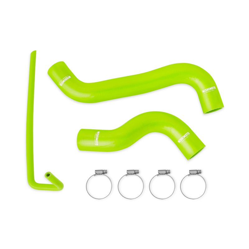 Subaru WRX Radiator Coolant Hose Kit - Mishimoto - Silicone - Neon Yellow - `15-`21