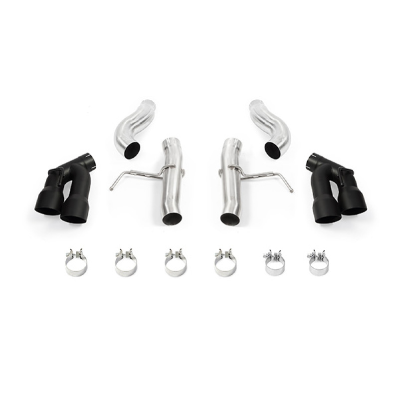 Chevrolet Camaro Performance Exhaust - Rear - Mishimoto - Quad-Tip Race Axle-Back - Black - 2016