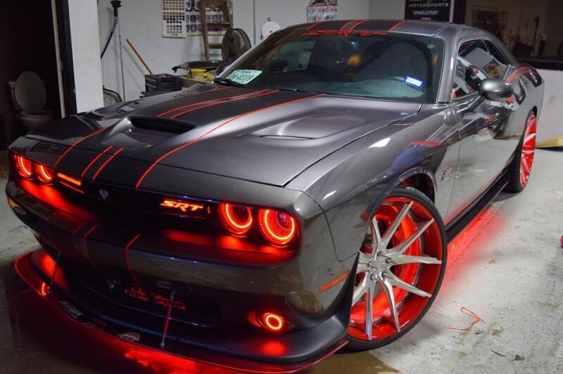 Dodge Challenger Fog Light Halo Kit - ORACLE Lighting - Waterproof LED, Surface Mount, ColorSHIFT - ColorSHIFT - `15-`23