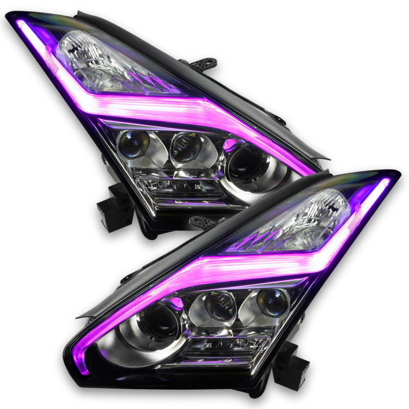 Nissan GT-R Headlight DRL Kit - ORACLE Lighting - ColorSHIFT RGB+W (Lightning Bolt) - `15-`21