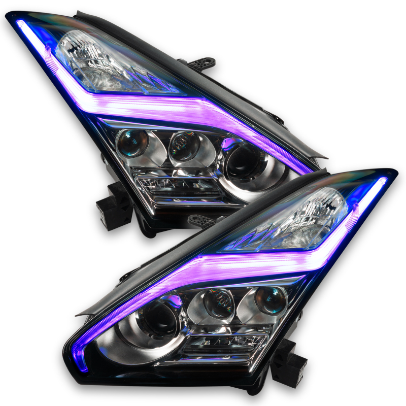 Nissan GT-R Headlight DRL Kit - ORACLE Lighting - ColorSHIFT RGB+W (Lightning Bolt) - `15-`21