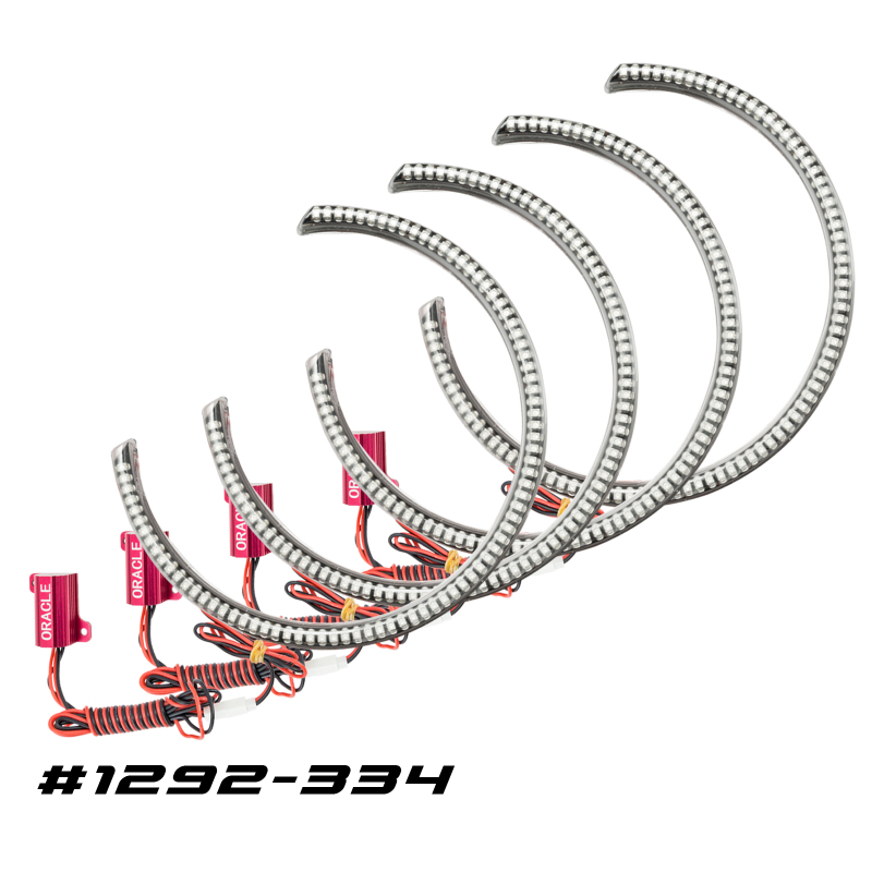 Dodge Challenger Fog Light Halo Kit - ORACLE Lighting - LED Waterproof - ColorSHIFT - `08-`14