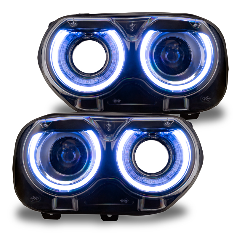 Dodge Challenger Headlight DRL Upgrade Kit - ORACLE Lighting - ColorSHIFT - BC1 - RGB+W - `15-`21