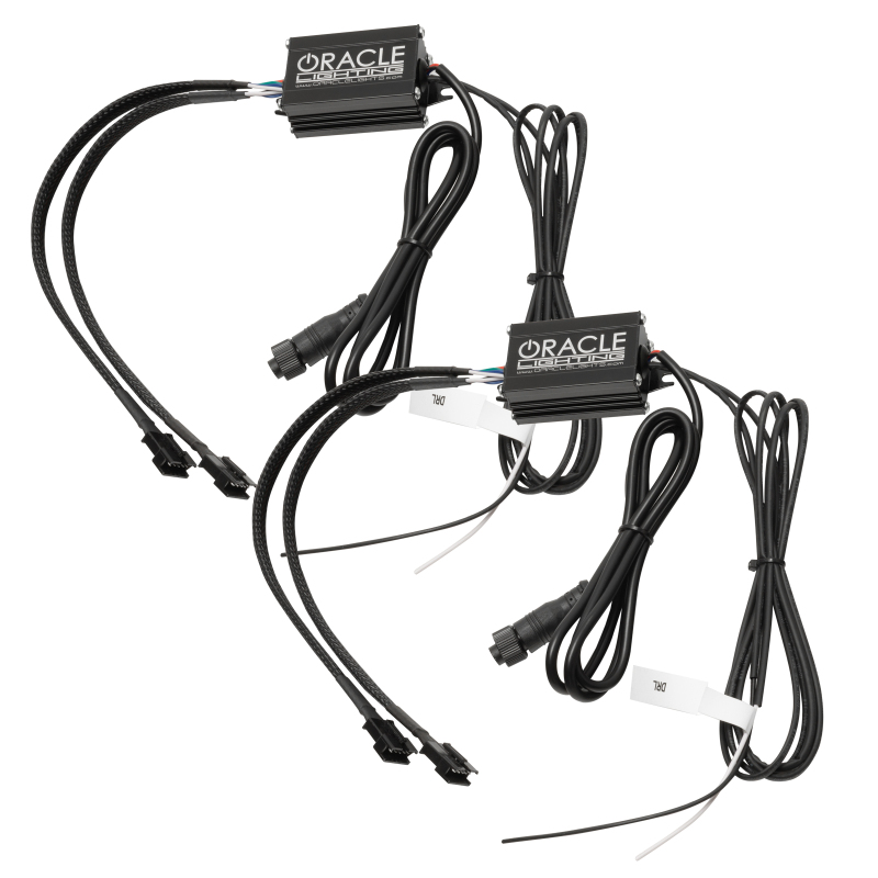 Dodge Challenger Headlight DRL Upgrade Kit - ORACLE Lighting - ColorSHIFT - BC1 - RGB+W - `15-`21