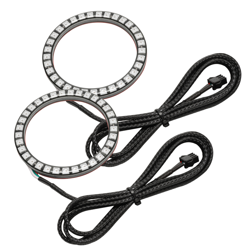 Dodge Challenger Surface Mount Halo Kits - Headlight & Fog Light - ORACLE Lighting - Dynamic ColorSHIFT - `08-`14