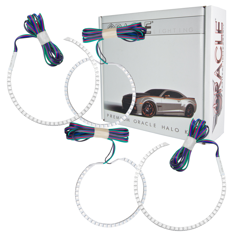 Dodge Challenger Headlight Halo Kit - ORACLE Lighting - ColorSHIFT w/o Controller - `15-`21