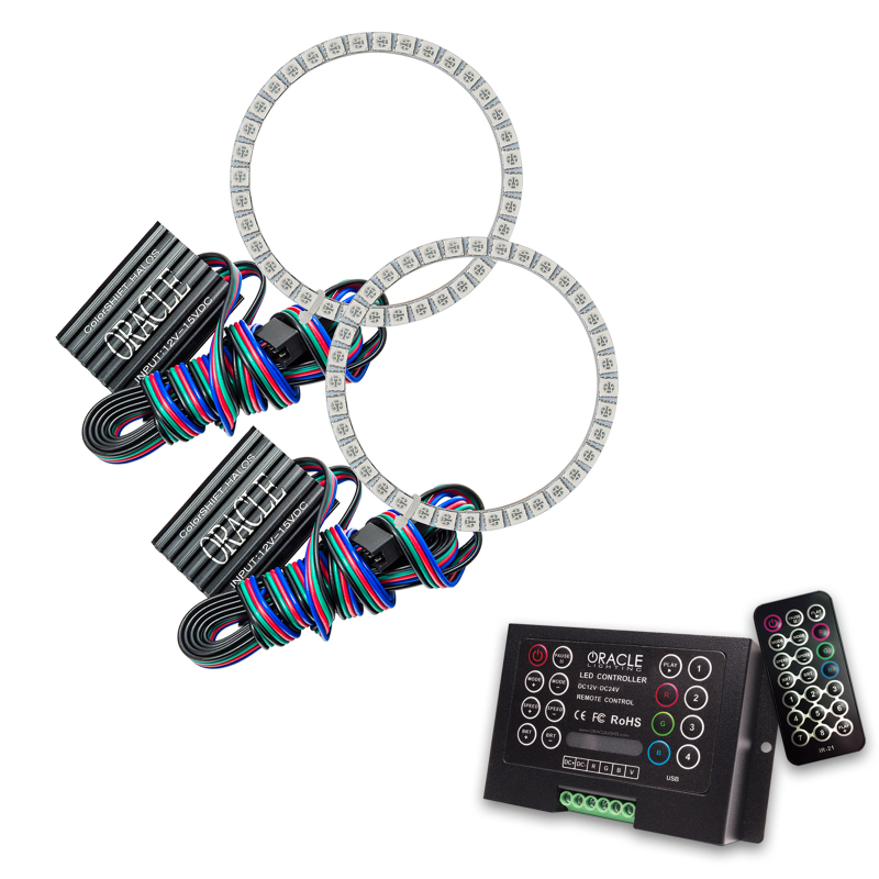 Subaru Legacy Headlight Halo Kit - ORACLE Lighting - ColorSHIFT w/ 2.0 Controller - `05-`11