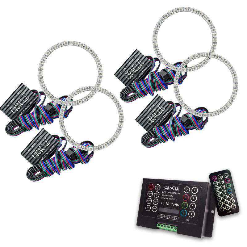 Subaru Legacy Headlight Halo Kit - ORACLE Lighting - ColorSHIFT 2.0 Controller - 2012