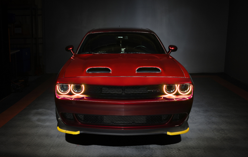 Dodge Challenger Headlight Halo Kit - ORACLE Lighting - Dynamic ColorSHIFT Surface Mount - `15-`21