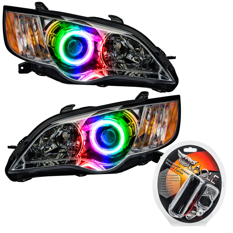 Subaru Legacy Headlight Assemblies - ORACLE Lighting - SMD Halo - ColorSHIFT - `08-`09