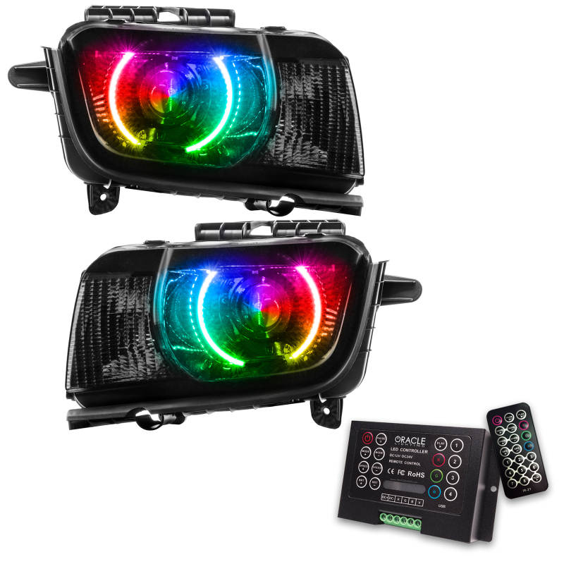Chevrolet Camaro Headlight Assemblies - ORACLE Lighting - ColorSHIFT w/ 2.0 Controller - `10-`13