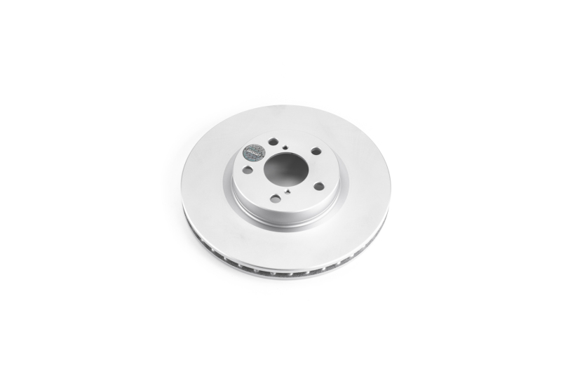 Subaru Impreza Brake Rotor (1) - Front - PowerStop - Evolution Geomet Coated - Silver - `17-`19