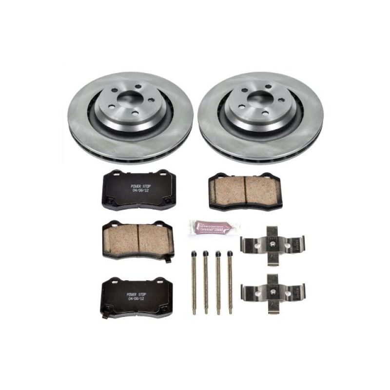 Chrysler 300 Brake Kit - Rear - PowerStop - Z17 Evolution Plus Ceramic Pads + Autospecialty Rotors - `05-`10