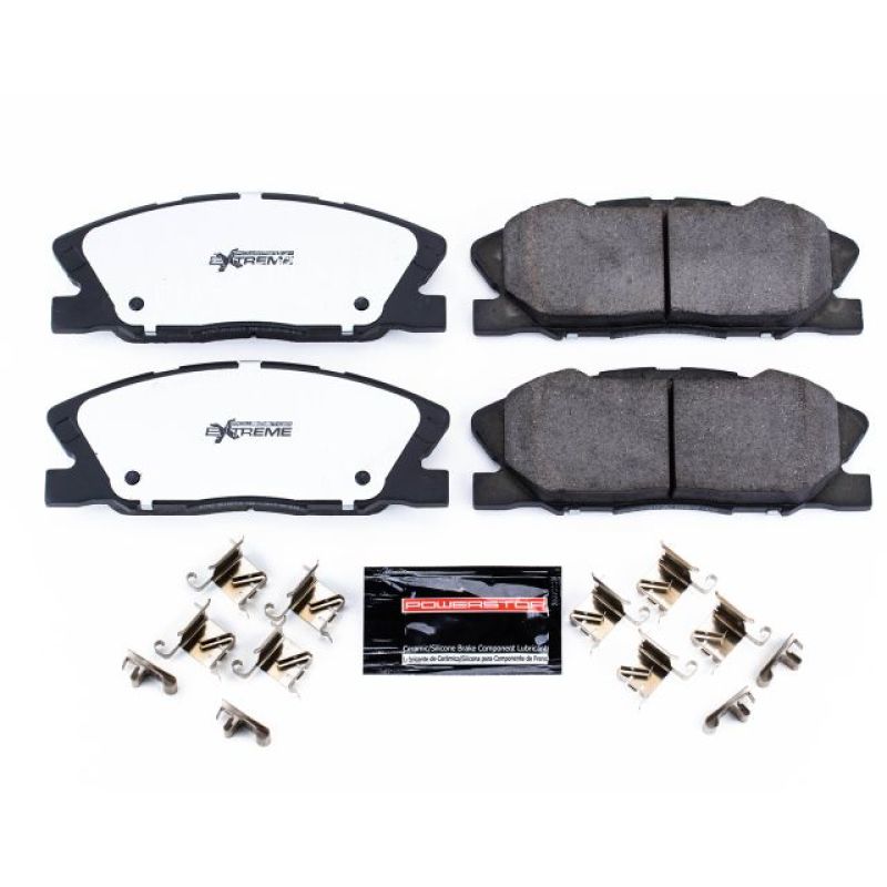 Dodge Challenger Brake Pads - Front - PowerStop - Z26 Street Warrior Carbon-Fiber Ceramic - `14-`20