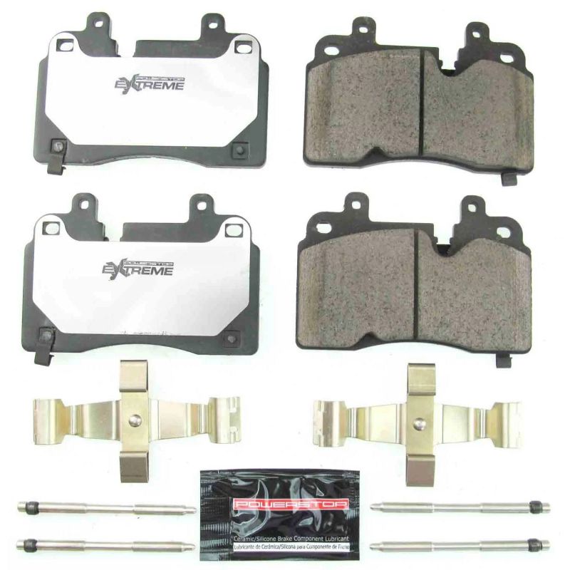 Chevrolet Corvette Brake Pads - Front - PowerStop - Z26 Extreme Street Warrior - 2020