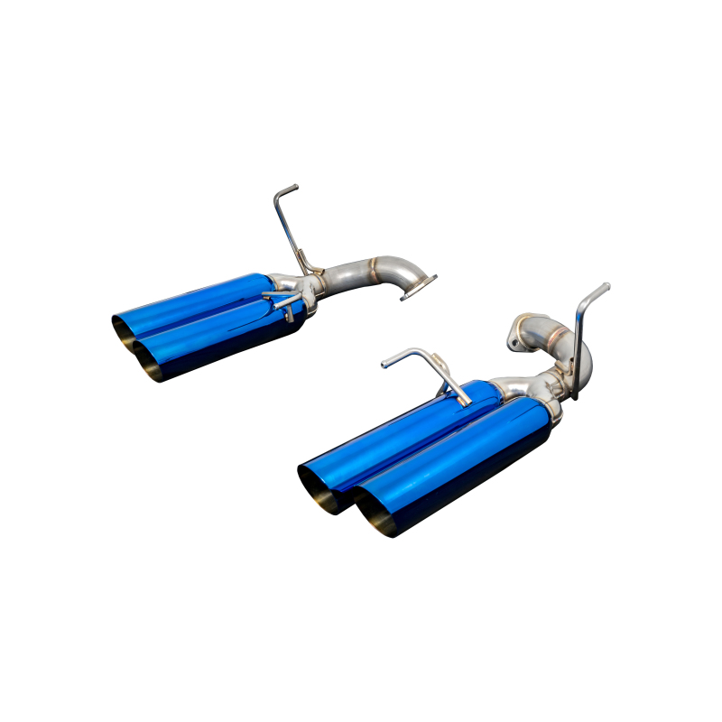 Subaru WRX Performance Exhaust - Remark - Axle Back, Boso Edition, Single Wall Tip - Burnt Blue - 2015