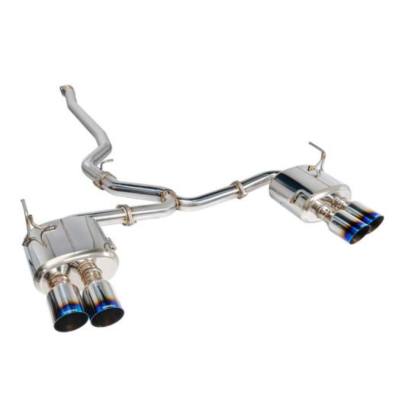Subaru WRX Performance Exhaust - Remark - Cat Back, Quad, Non-Resonated - Titanium Stainless - 2015