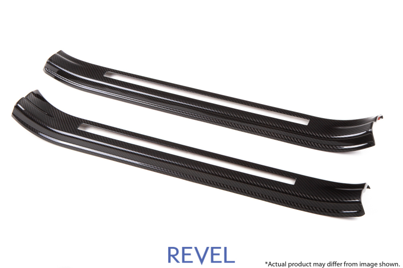 Subaru WRX Door Sill Covers - Left & Right - Revel - GT Dry Carbon - Carbon - `15-`18